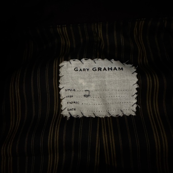 Women's Black Military Style Jacket Gary Graham - Picture 4 of 5